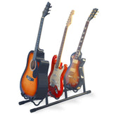 Thor Guitar Stand Black - Holds 3 Electric or Acoustic Guitars Studio Band